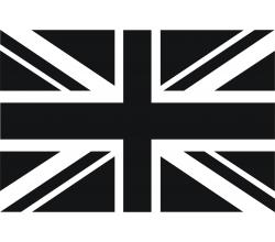 Stencil Schablone  Großbritannien Flagge